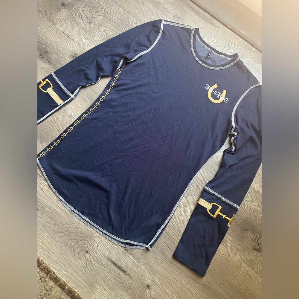 Alp N’ Rock Dark Blue Embroidered Long Sleeve